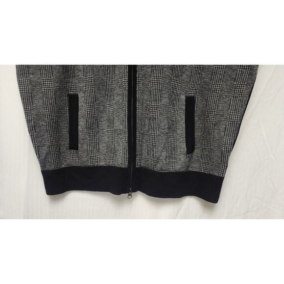 Cremieux Classics Sweater Vest Men’s Zip Front Color Black Size XL - Picture 6 of 8